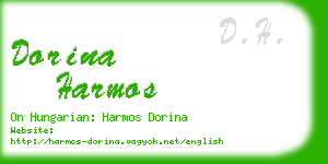 dorina harmos business card